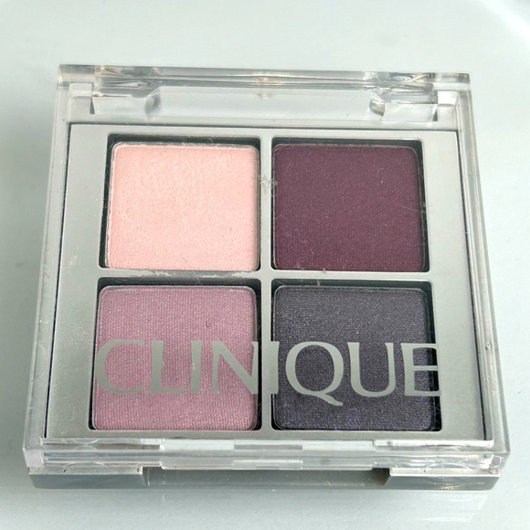 Clinique Other - Clinique All About Shadow Quad 4 Shades Pink Purple Full Size NEW